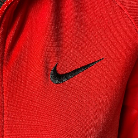 Nike Season Poly Knit Track Jacket University Red Size Small - Picture 5 of 8